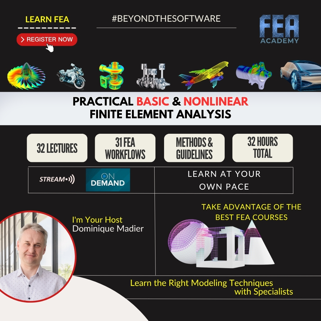Basic + Nonlinear FEA course