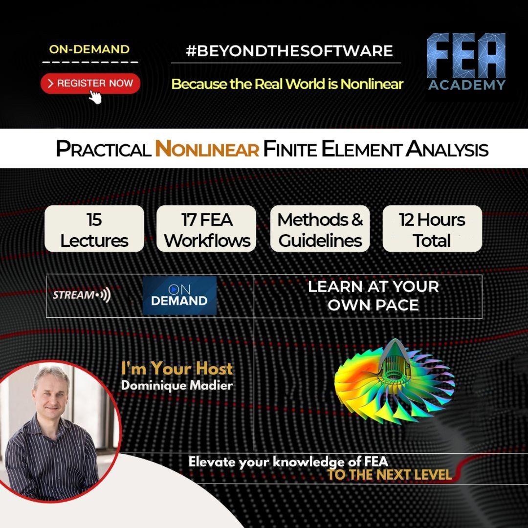 Practical Nonlinear FEA course