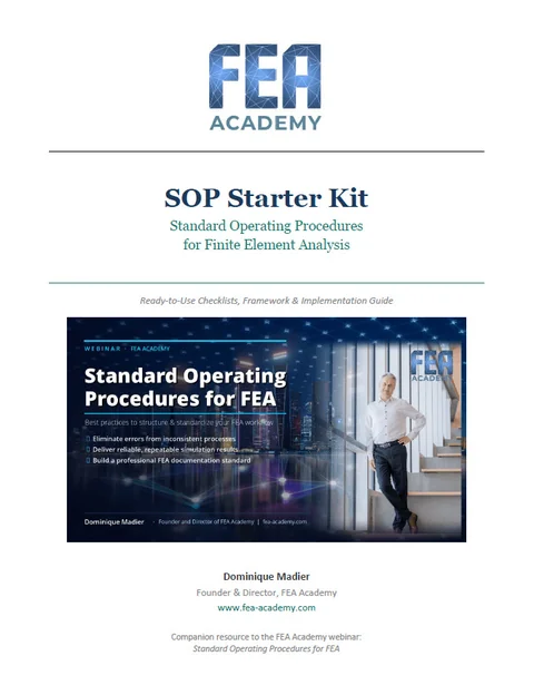 First page of The SOP Starter Kit